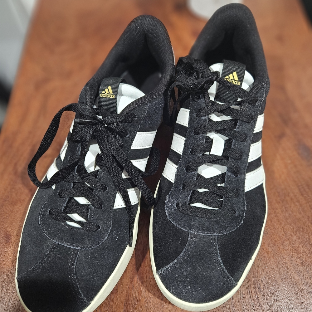 Adidas Black and White Sneakers